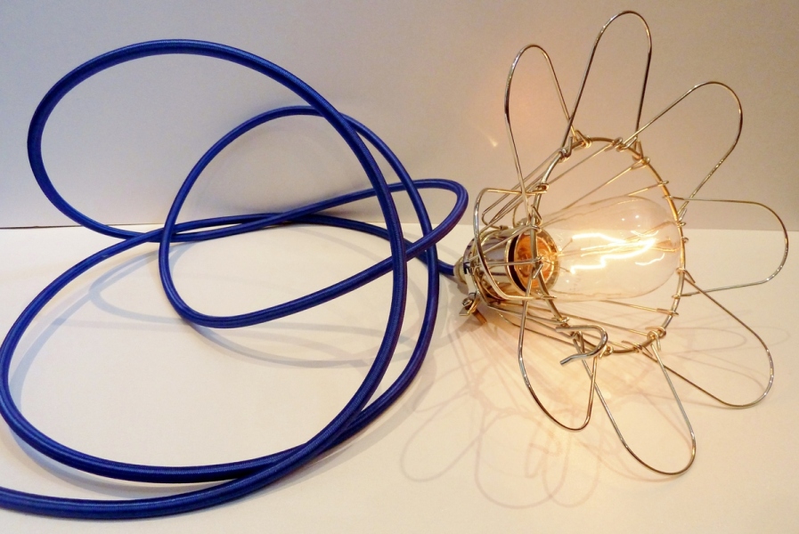 Original Lighting Cage shade lamps